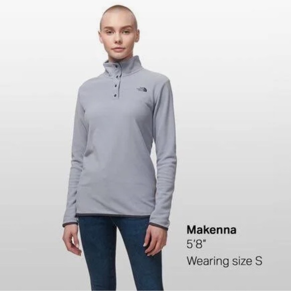 Womens The North Face TKA Glacier
Snap-Neck Pullover - Picture 2 of 8